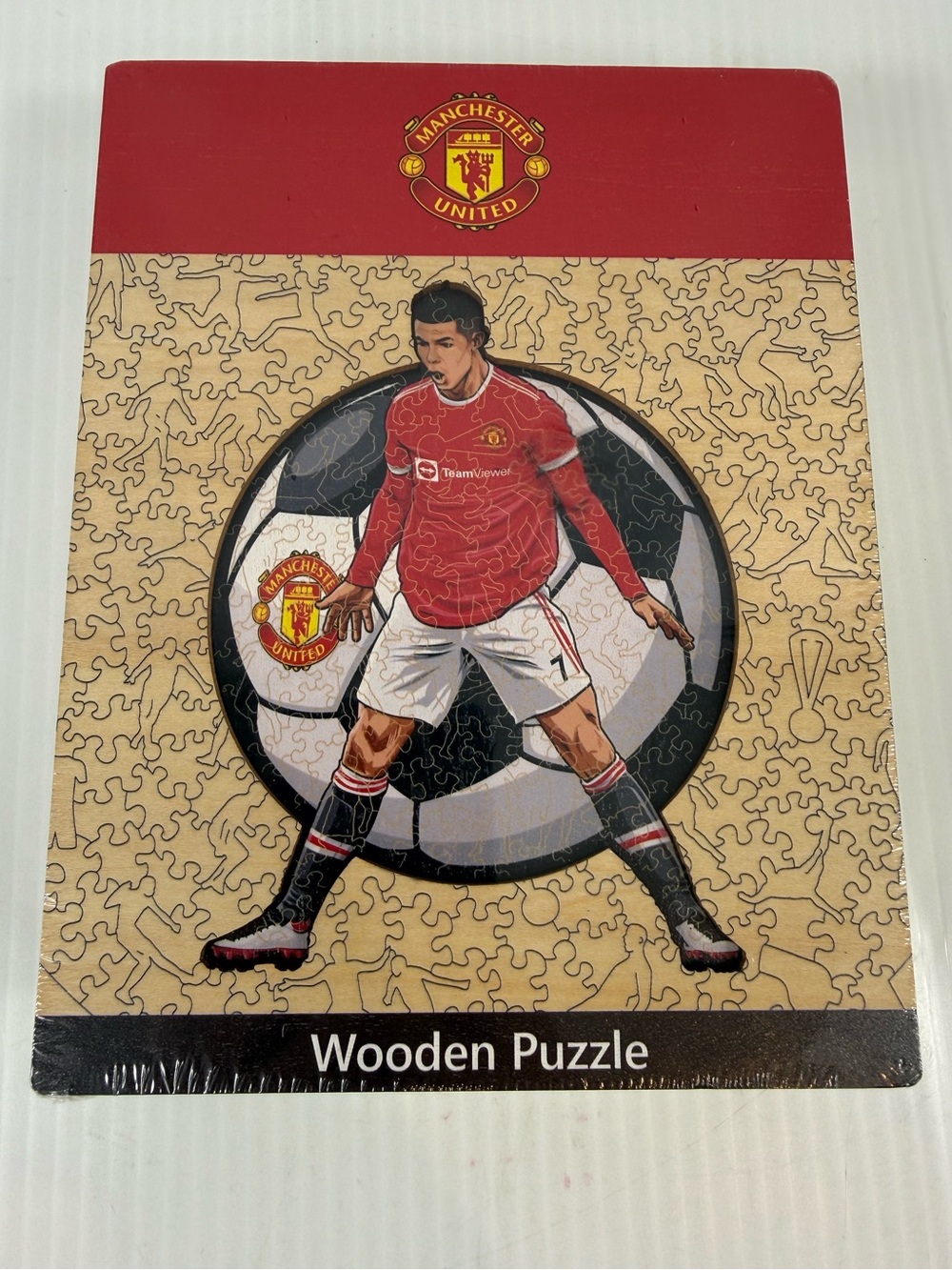 Cristiano Ronaldo Iconic Wooden Small Puzzle 150 pieces Manchester United NEW
